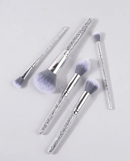 5pcs Diamond Makeup Brushes Set